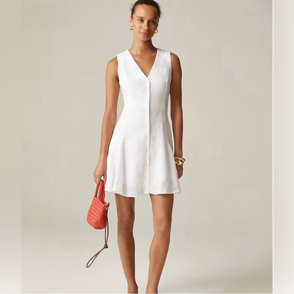 NWT J. Crew Linen Mini Dress